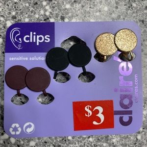 Clair’s Clip Earrings